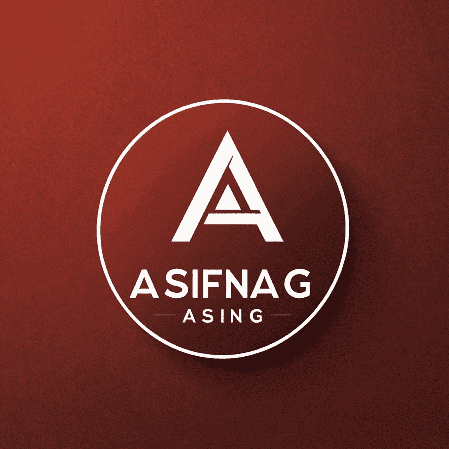 Asfinag logo in red and white colors