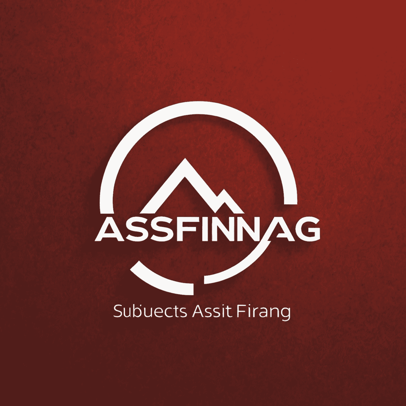 Asfinag logo in red and white colors