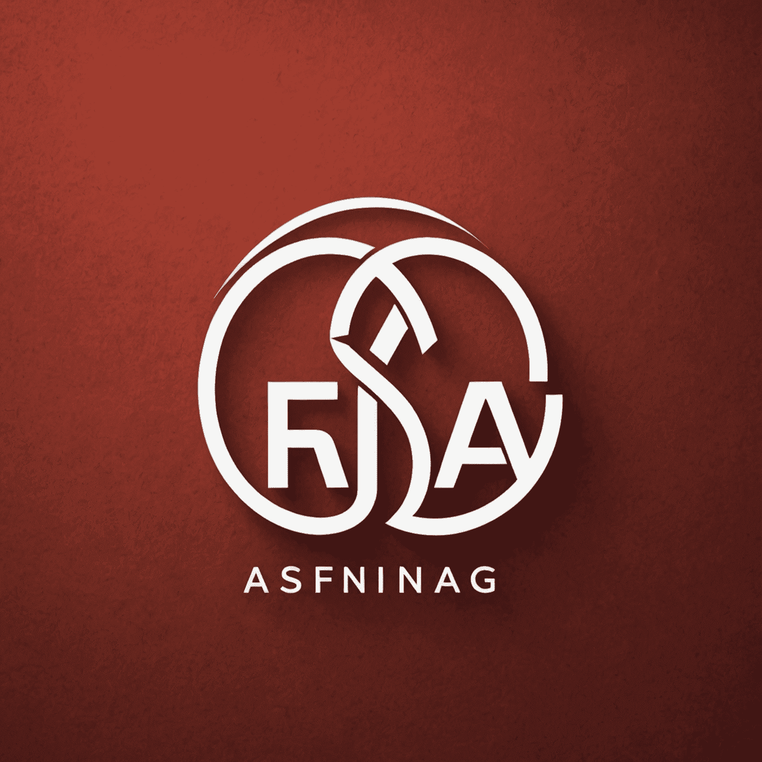 Asfinag logo in red and white colors