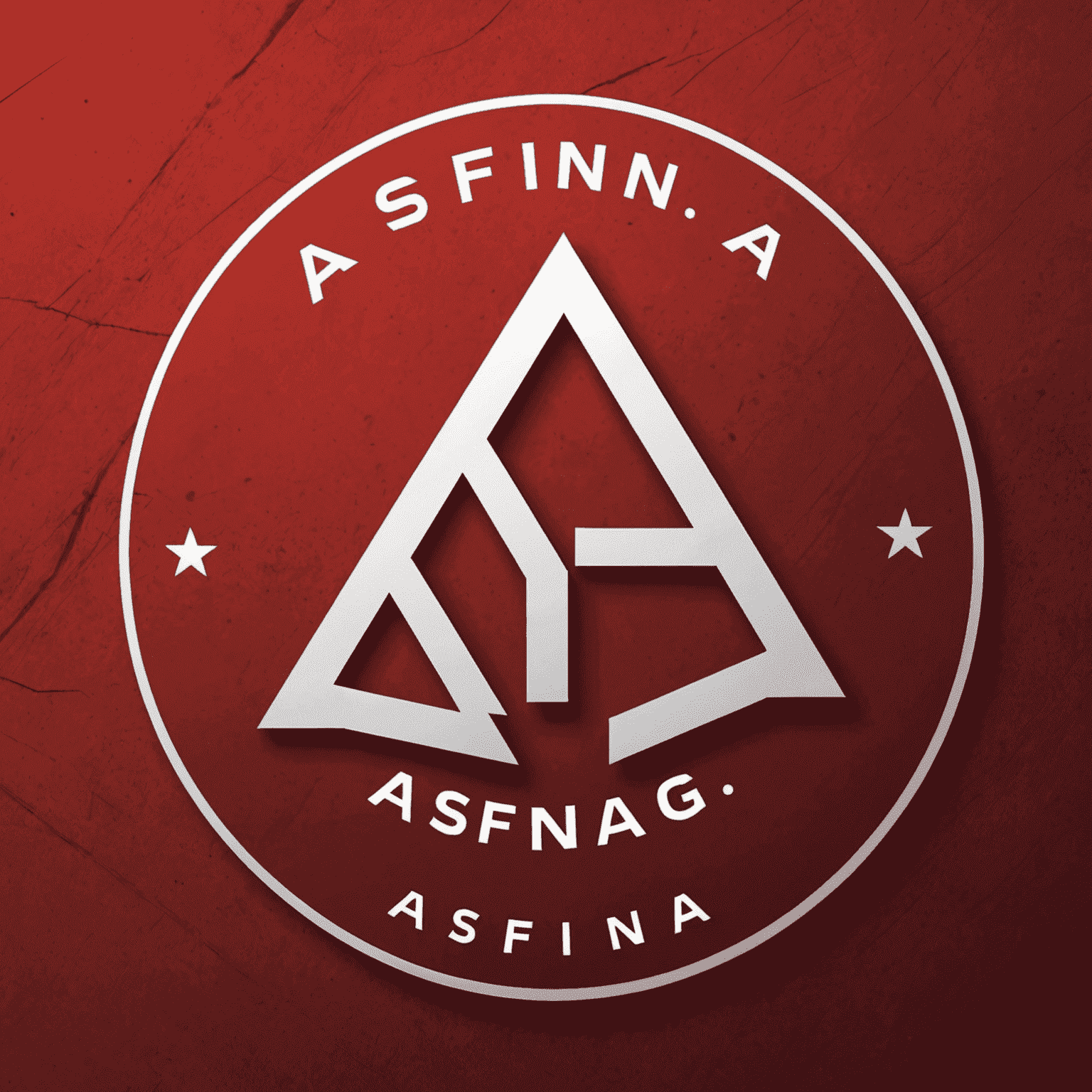 Asfinag logo in red and white colors