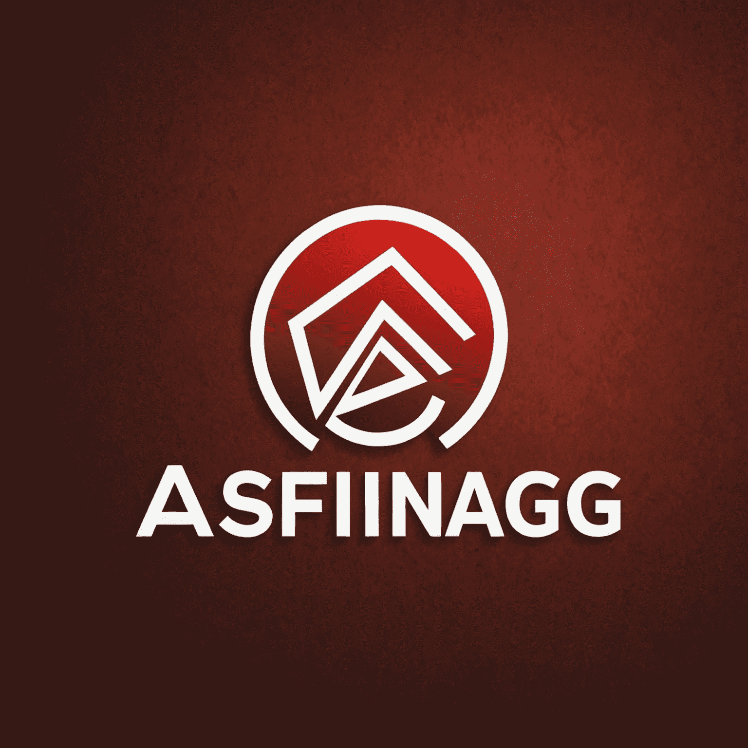 Asfinag logo in red and white colors