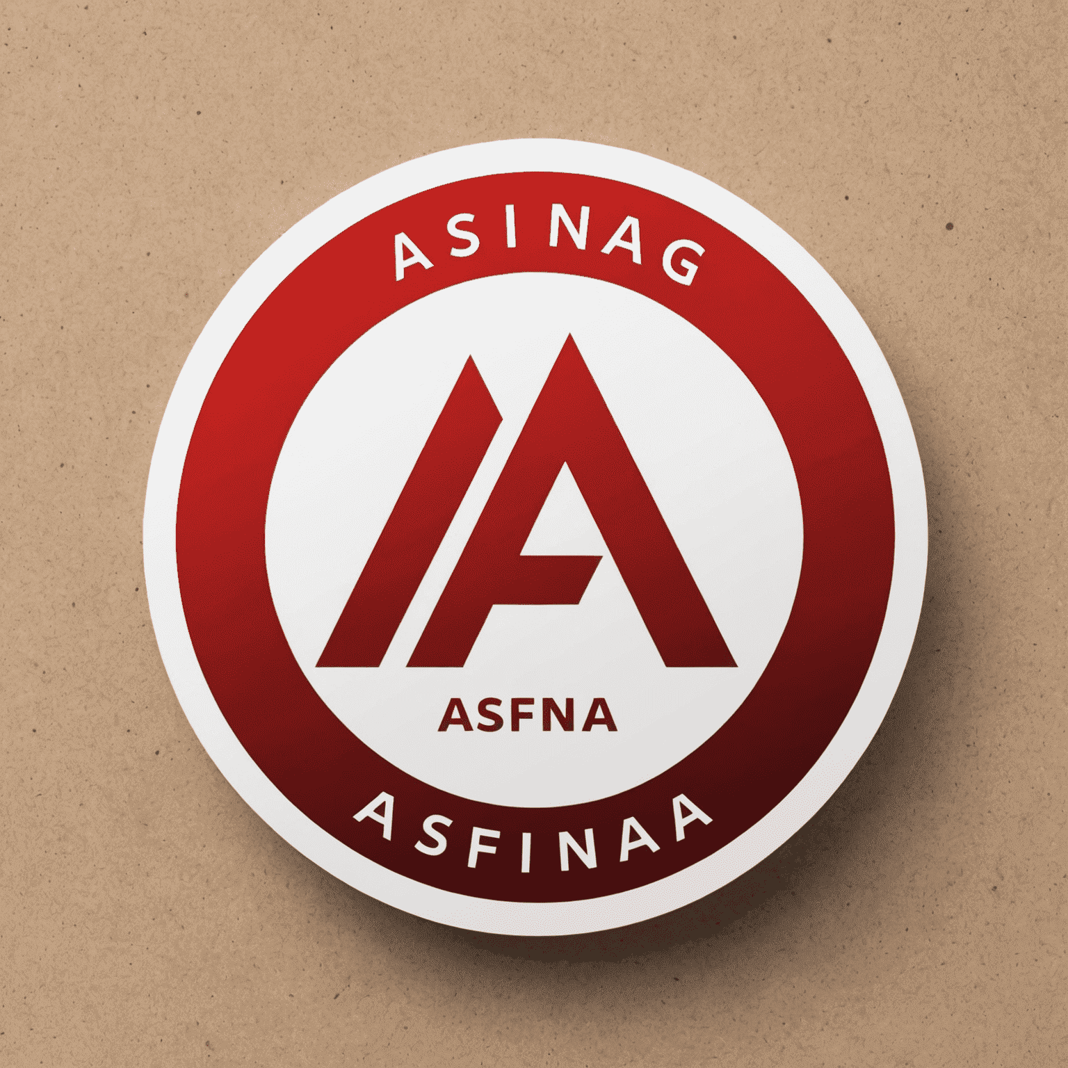 Asfinag logo in red and white colors