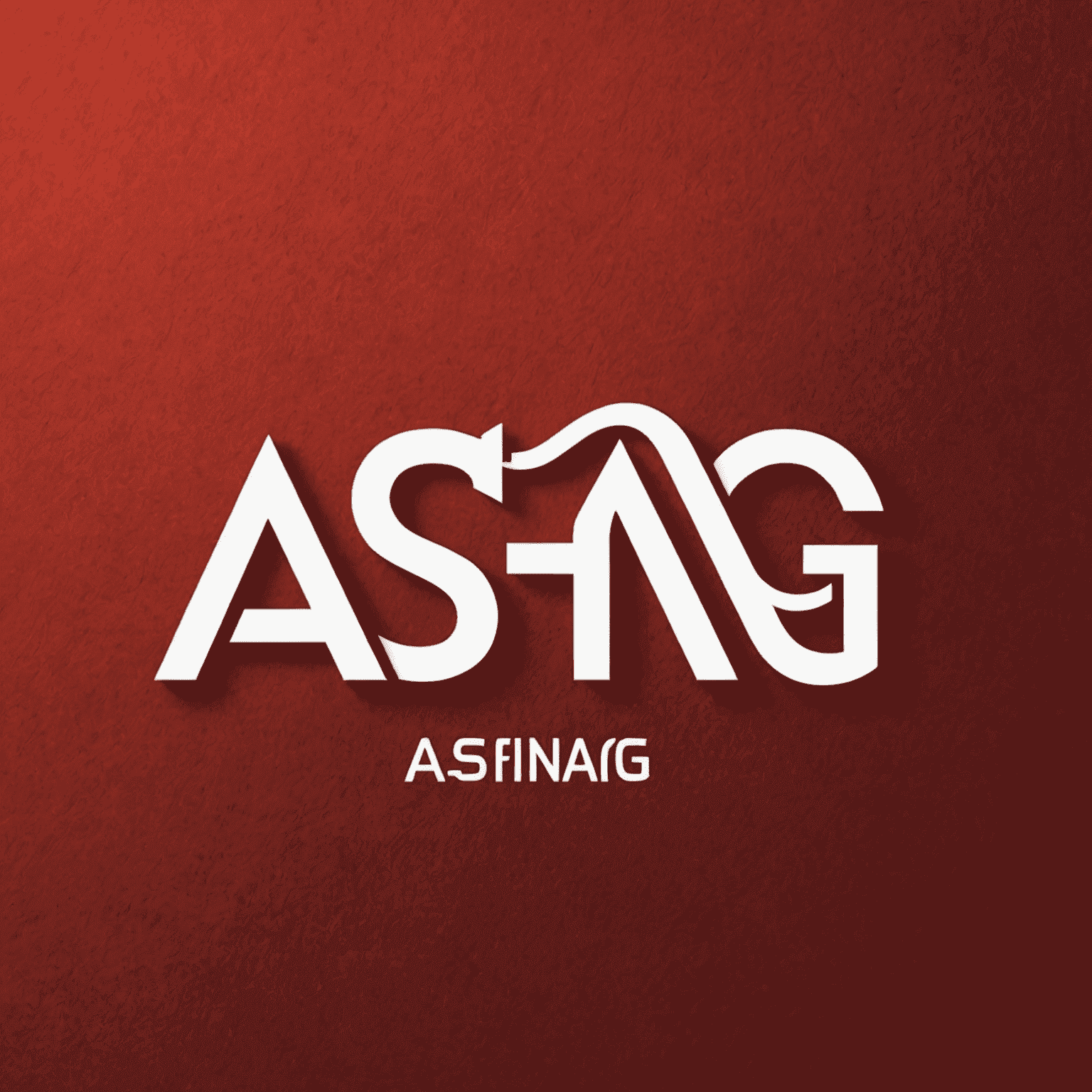 Asfinag logo in red and white colors