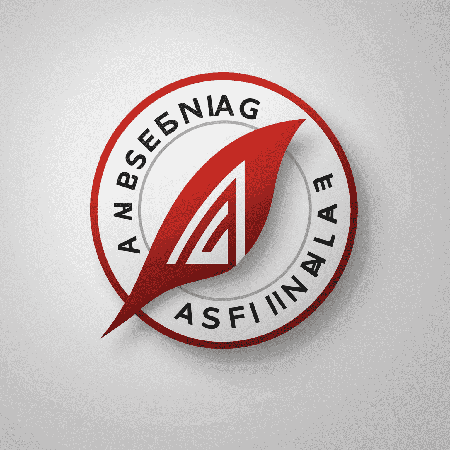 Asfinag logo in red and white colors