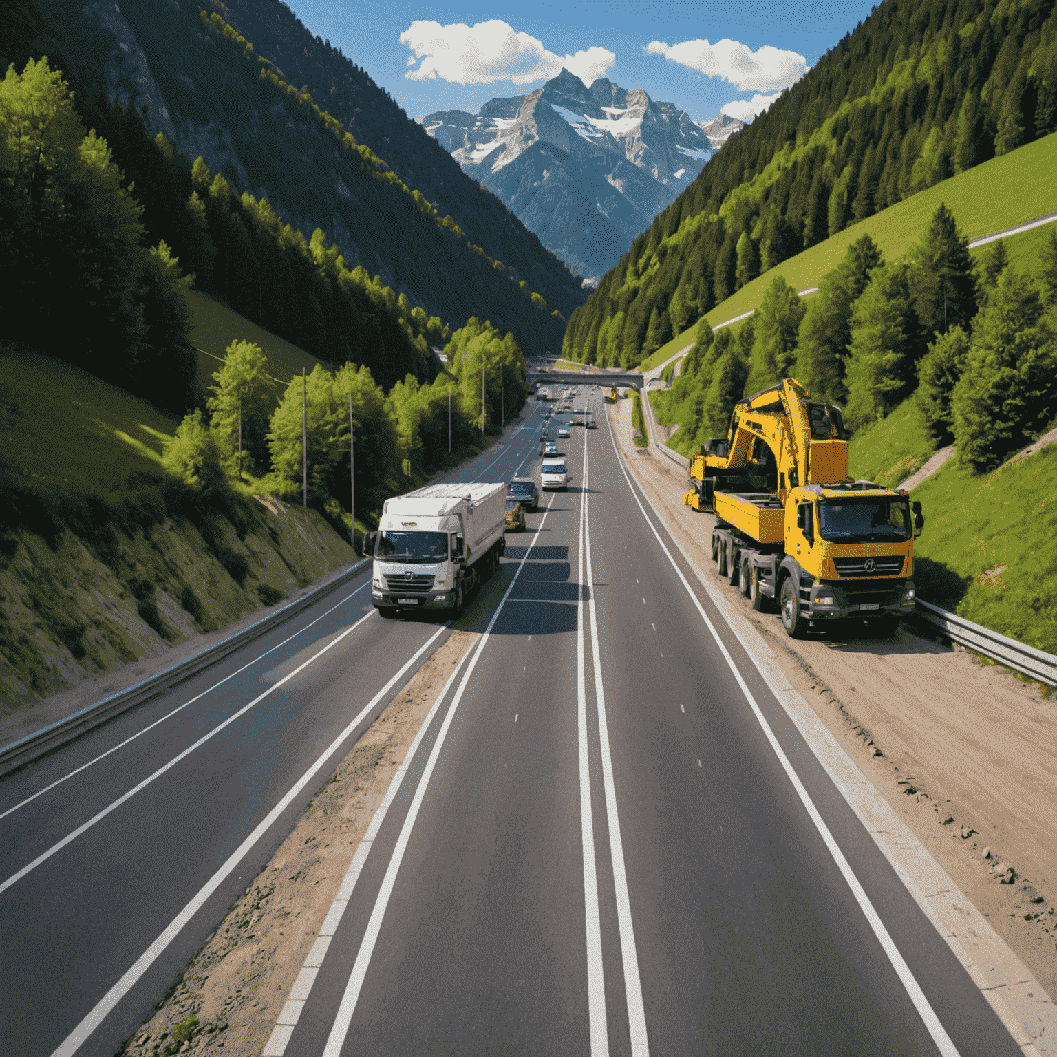 Informieren Sie sich über laufende und geplante Straßenbau- und Instandhaltungsprojekte in Österreich, Deutschland, Ungarn und Tschechien